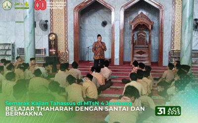 Semarak Kajian Tahassus di MTsN 4 Jombang: Belajar Thaharah dengan Santai dan Bermakna