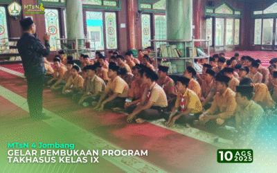 MTsN 4 Jombang Gelar Pembukaan Program Takhasus Kelas IX