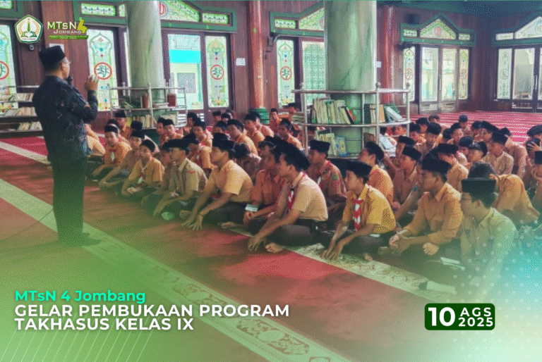 MTsN 4 Jombang Gelar Pembukaan Program Takhasus Kelas IX 5 Gelar Pembukaan Program Takhasus Kelas IX