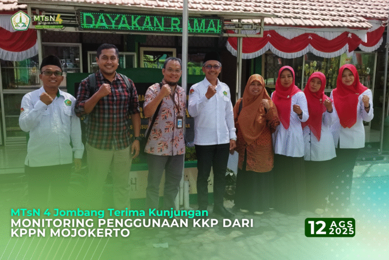 MTsN 4 Jombang Terima Kunjungan Monitoring Penggunaan KKP dari KPPN Mojokerto 1 Monitoring Penggunaan KKP dari KPPN Mojokerto