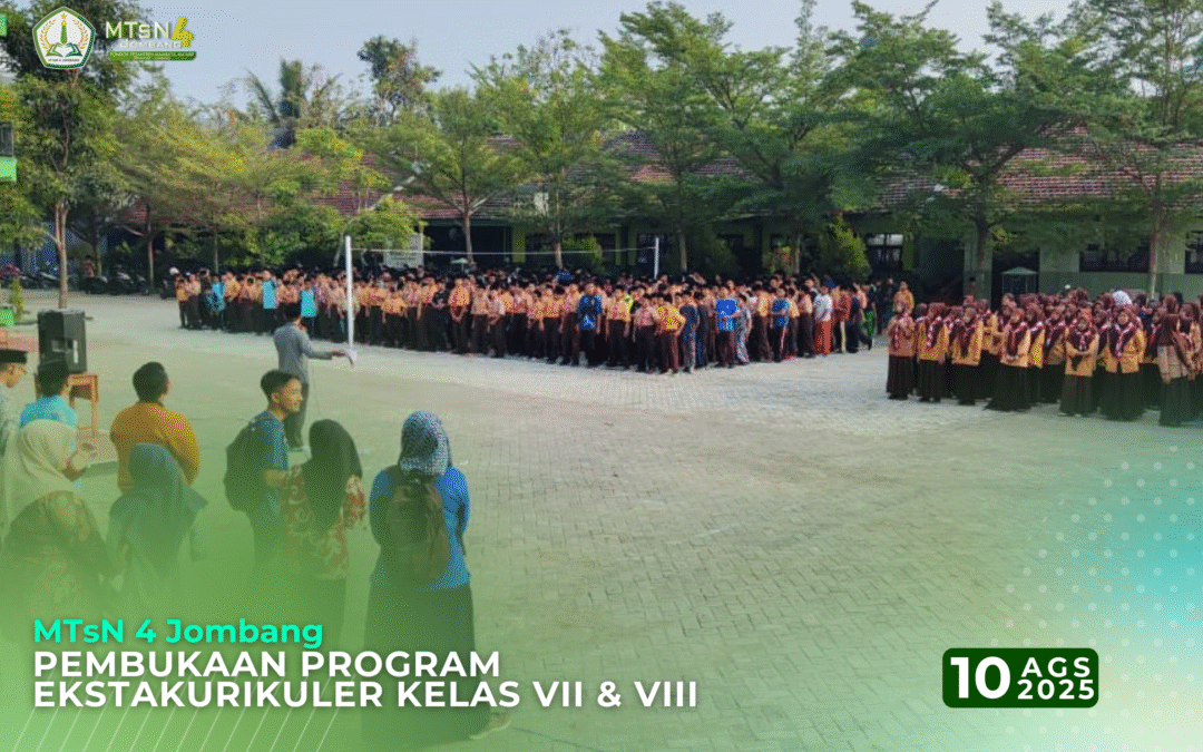 MTsN 4 Jombang Gelar Pembukaan Program Ekstrakurikuler Kelas VII & VIII