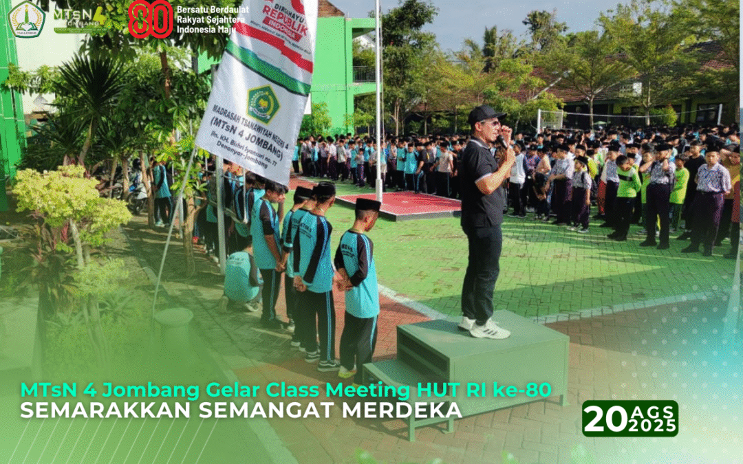 MTsN 4 Jombang Gelar Class Meeting HUT RI ke-80, Semarakkan Semangat Merdeka