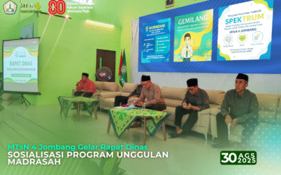 MTsN 4 Jombang Gelar Rapat Dinas Sosialisasi Program Unggulan Madrasah