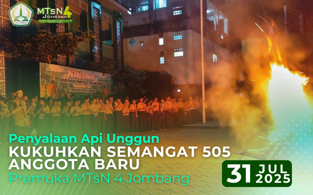 Penyalaan Api Unggun Kukuhkan Semangat 505 Anggota Baru Pramuka