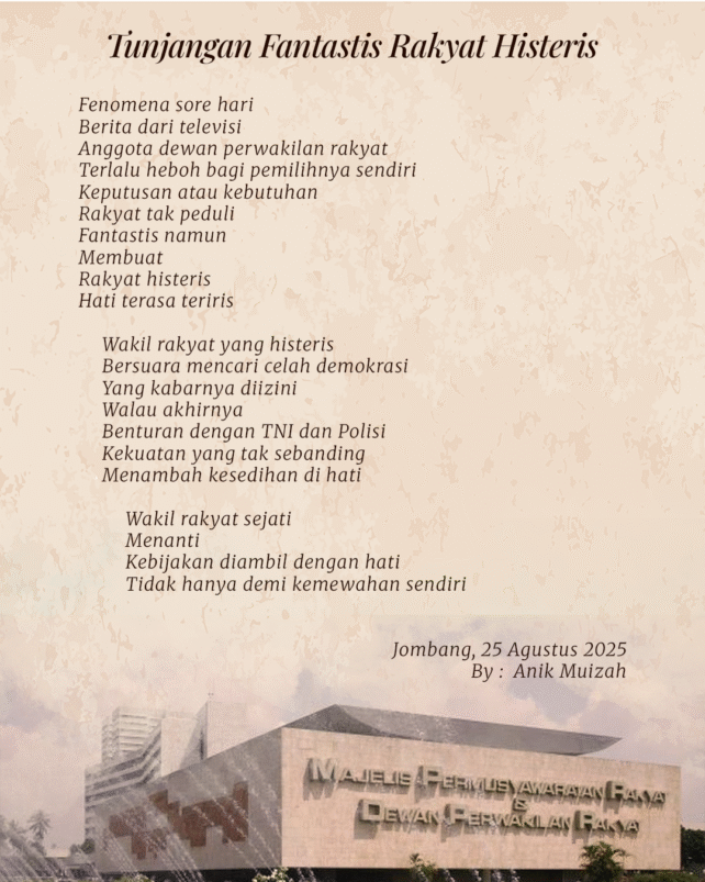 Tunjangan Fantastis Rakyat Histeris