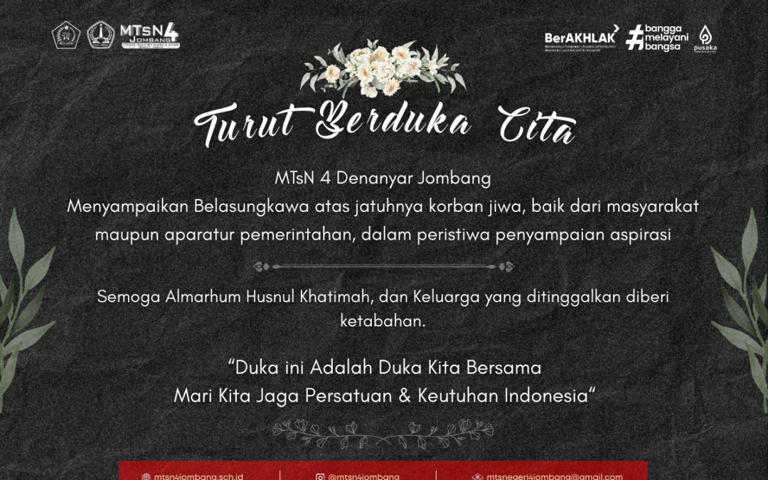 MTsN 4 Jombang Gelar Doa Bersama untuk Keselamatan Bangsa di Tengah Keprihatinan Nasional