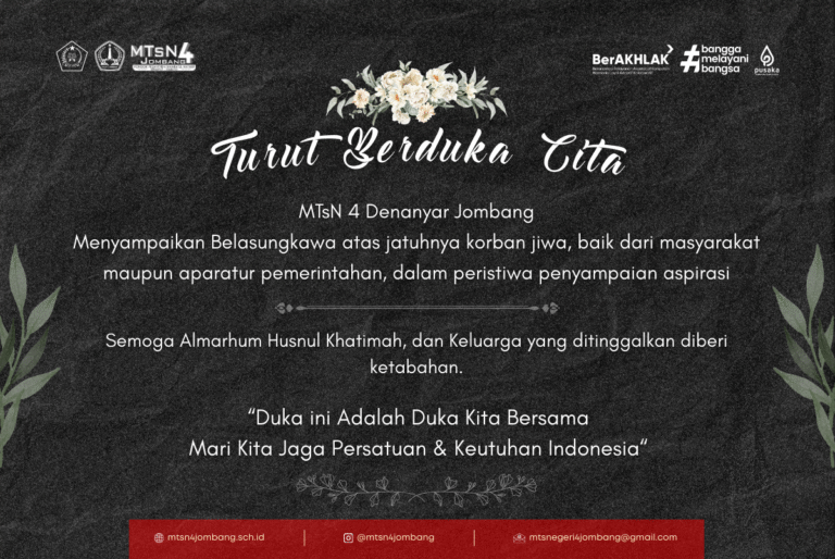 MTsN 4 Jombang Gelar Doa Bersama untuk Keselamatan Bangsa di Tengah Keprihatinan Nasional 7 TurutBerdukaCita (1200 x 803 piksel)