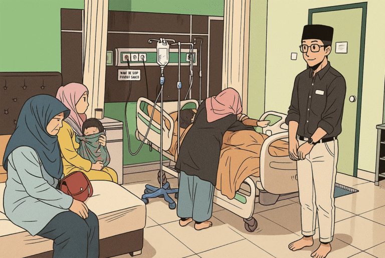 Menjaga Nyala Kepedulian di Keluarga Besar MTsN 4 Jombang 2 Besuk Putri Guru yang Dirawat di RS Sakinah Mojokerto kartun