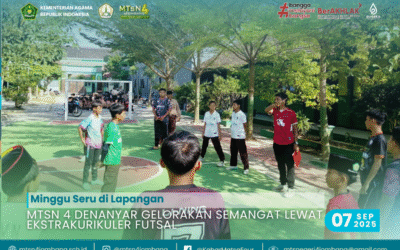 Minggu Seru di Lapangan: MTsN 4 Denanyar Gelorakan Semangat lewat Ekstrakurikuler Futsal