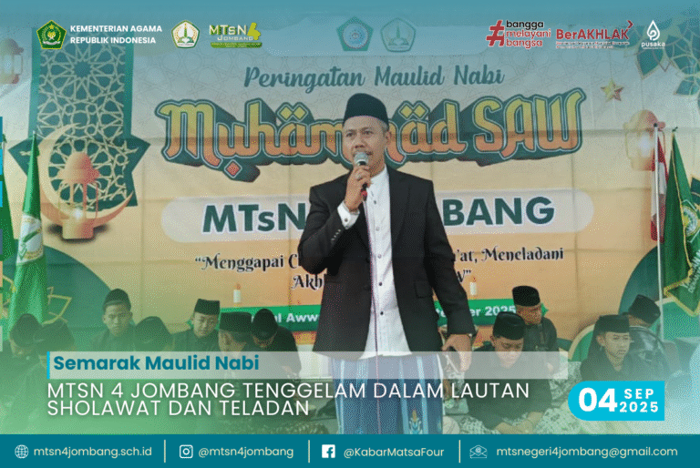 Semarak Maulid Nabi, MTsN 4 Jombang Tenggelam dalam Lautan Sholawat dan Teladan 2 MTsN 4 Jombang Tenggelam dalam Lautan Sholawat dan Teladan