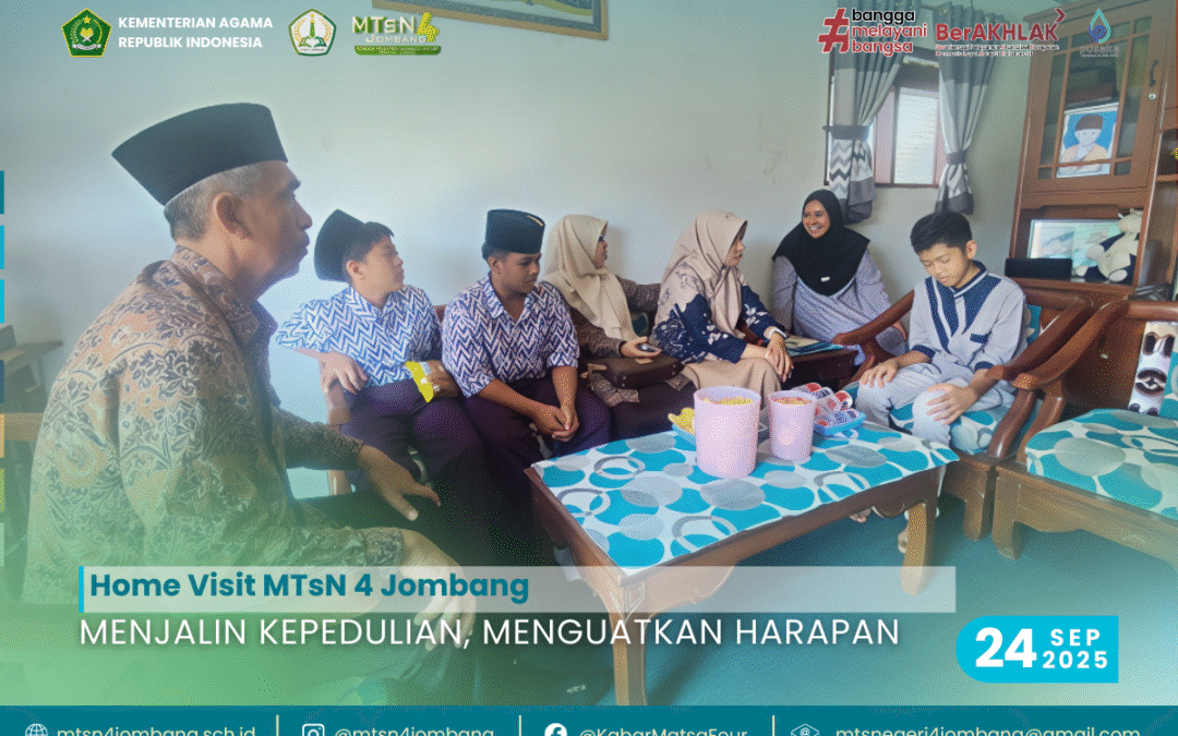 Home Visit MTsN 4 Jombang: Menjalin Kepedulian, Menguatkan Harapan