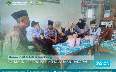 Home Visit MTsN 4 Jombang: Menjalin Kepedulian, Menguatkan Harapan