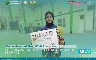 Zielda Menyala! Siswi MTsN 4 Jombang Sabet Juara 3 Japan Cup di Tengah Persiapan Kejurnas