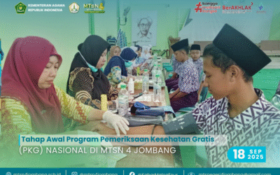 Tahap Awal Program Pemeriksaan Kesehatan Gratis (PKG) Nasional di MTsN 4 Jombang