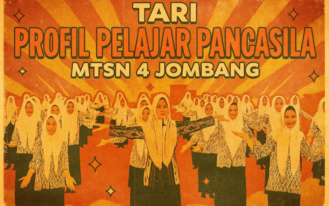 Ekskul Tari MTsN 4 Denanyar Gelar Tarian Profil Pelajar Pancasila