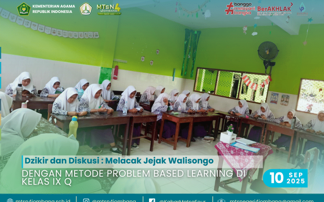 Dzikir dan Diskusi: Melacak Jejak Walisongo dengan Metode Problem Based Learning di Kelas IX Q