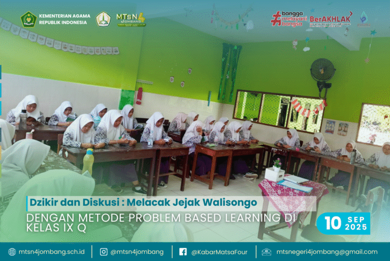 Dzikir dan Diskusi: Melacak Jejak Walisongo dengan Metode Problem Based Learning di Kelas IX Q 4 dengan Metode Problem Based Learning di Kelas IX Q