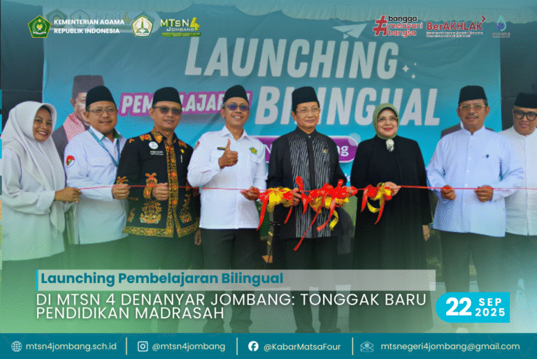 Launching Pembelajaran Bilingual di MTsN 4 Denanyar Jombang : Tonggak Baru Pendidikan Madrasah 9 di MTsN 4 Denanyar Jombang Tonggak Baru Pendidikan Madrasah-2