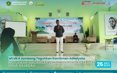 MTsN 4 Jombang Teguhkan Komitmen Adiwiyata, Wujudkan Madrasah Hijau dan Berkah Lewat Gema Sajadah