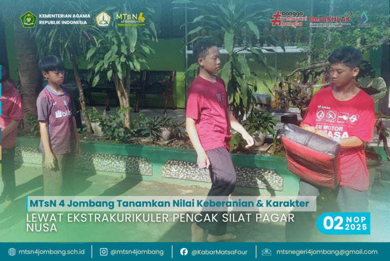 MTsN 4 Jombang Tanamkan Nilai Keberanian dan Karakter Lewat Ekstrakurikuler Pencak Silat Pagar Nusa 3 Lewat Ekstrakurikuler Pencak Silat Pagar Nusa