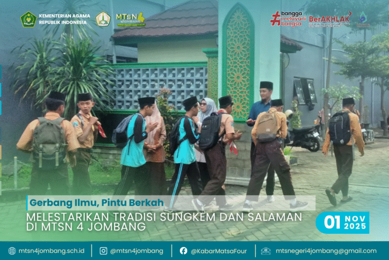 Gerbang Ilmu, Pintu Berkah: Melestarikan Tradisi Sungkem dan Salaman di MTsN 4 Jombang 7 Melestarikan Tradisi Sungkem dan Salaman di MTsN 4 Jombang