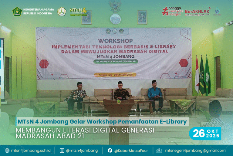 MTsN 4 Jombang Gelar Workshop Pemanfaatan E-Library: Membangun Literasi Digital Generasi Madrasah Abad 21 5 Membangun Literasi Digital Generasi Madrasah Abad 21