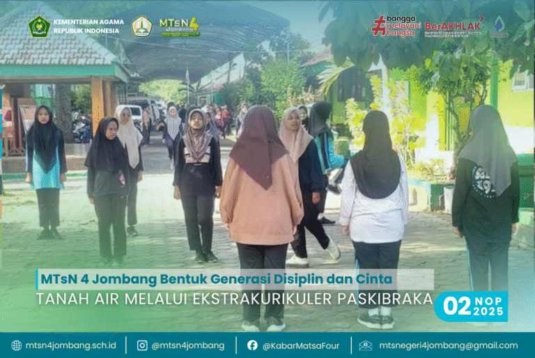 MTsN 4 Jombang Bentuk Generasi Disiplin dan Cinta Tanah Air Melalui Ekstrakurikuler Paskibraka 2 Tanah Air Melalui Ekstrakurikuler Paskibraka