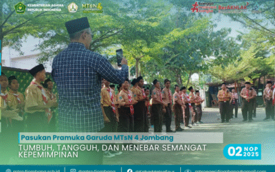 Pasukan Pramuka Garuda MTsN 4 Jombang: Tumbuh, Tangguh, dan Menebar Semangat Kepemimpinan
