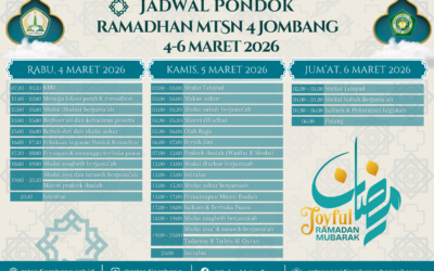 Home 1 Membangun Karakter Religius Melalui Kegiatan Pondok Ramadhan 1447 H di MTsN 4 Jombang