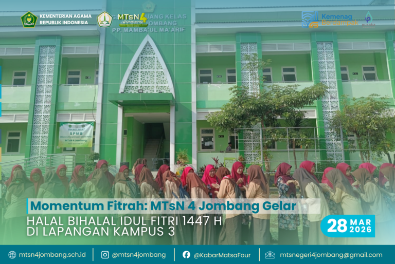 Momentum Fitrah: MTsN 4 Jombang Gelar Halal Bihalal Idul Fitri 1447 H di Lapangan Kampus 3 31 halalbihalal2026