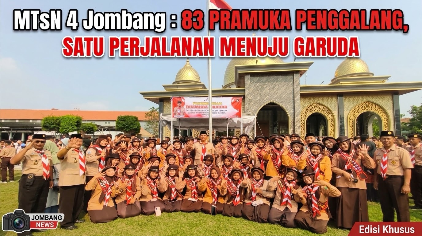 MTsN 4 Jombang : 83 PRAMUKA PENGGALANG, SATU PERJALANAN MENUJU GARUDA 1 img_6375